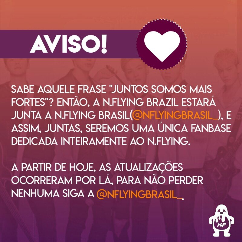 BrazilNFlying's tweet image. [♡] Temos um aviso importante, garantimos que isso será incrível e prometemos passar informações atualizadas e dá muito amor ao N.Flying!