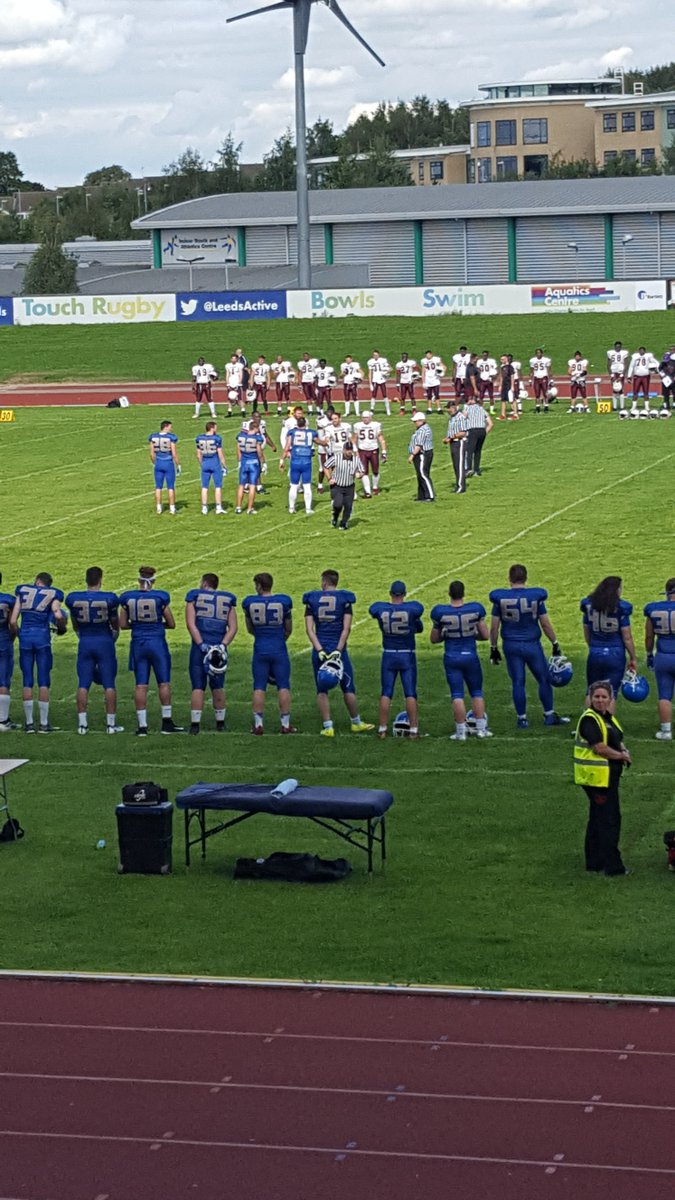 PulseSportUCLan's tweet photo. Pulse is live at the John Charles Sports centre in Leeds for the national britball final between Manchester Titans and London Olympians 🏈🏈 https://t.co/izIfYCj39A