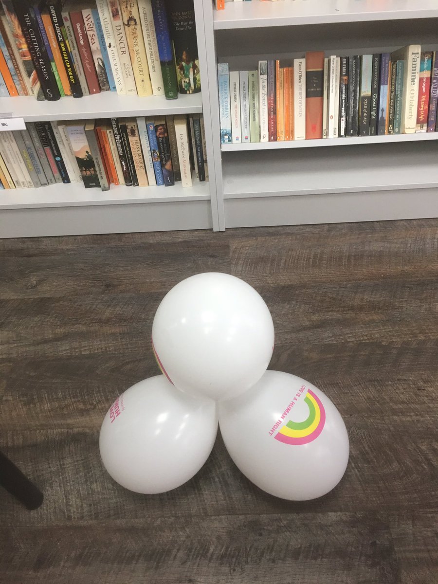 These #loveisahumanright balloons found me browsing @AmnestyBuikshop