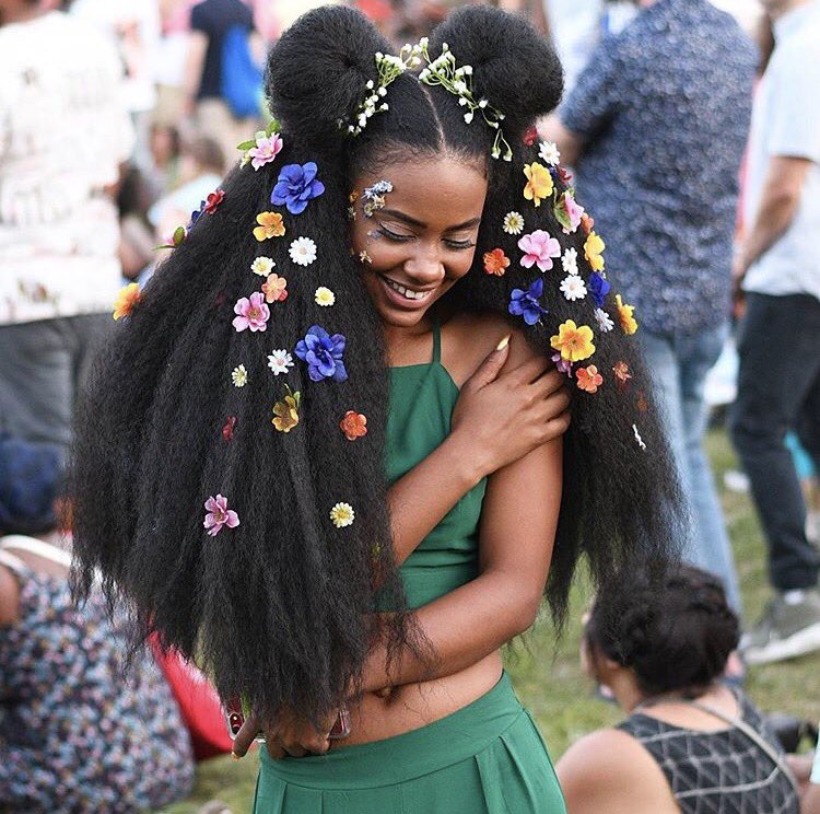 nandsbeauty's tweet photo. #AfroPunk Vibes ✨🌸🌼🌻💁🏾 https://t.co/NBaCnKj9GY