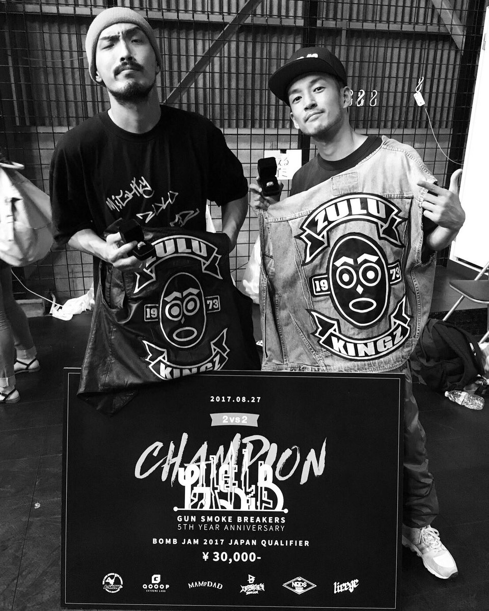 ZERO42WEAR's tweet photo. ZULU KINGZ #zulukingz #hiphop #bboy #zero42 with @raigo09ariya Congrats! https://t.co/Ewhy4s7GSW