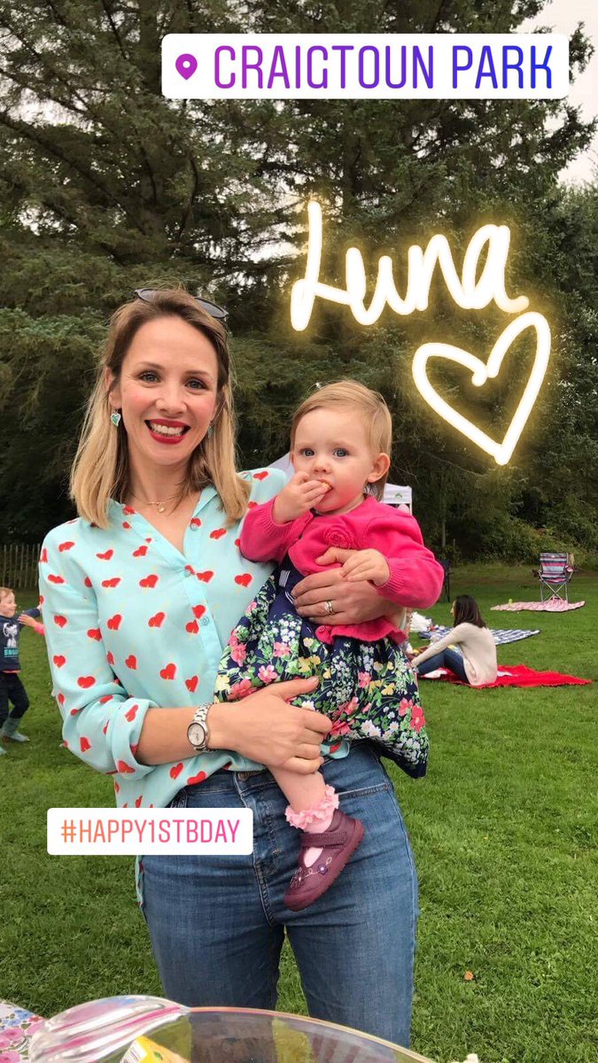 Happy 1st Birthday to Luna! Congrats on the perfect birthday party <a href="/jamiemcraig/">Jamie</a> #babybirthday #summerday