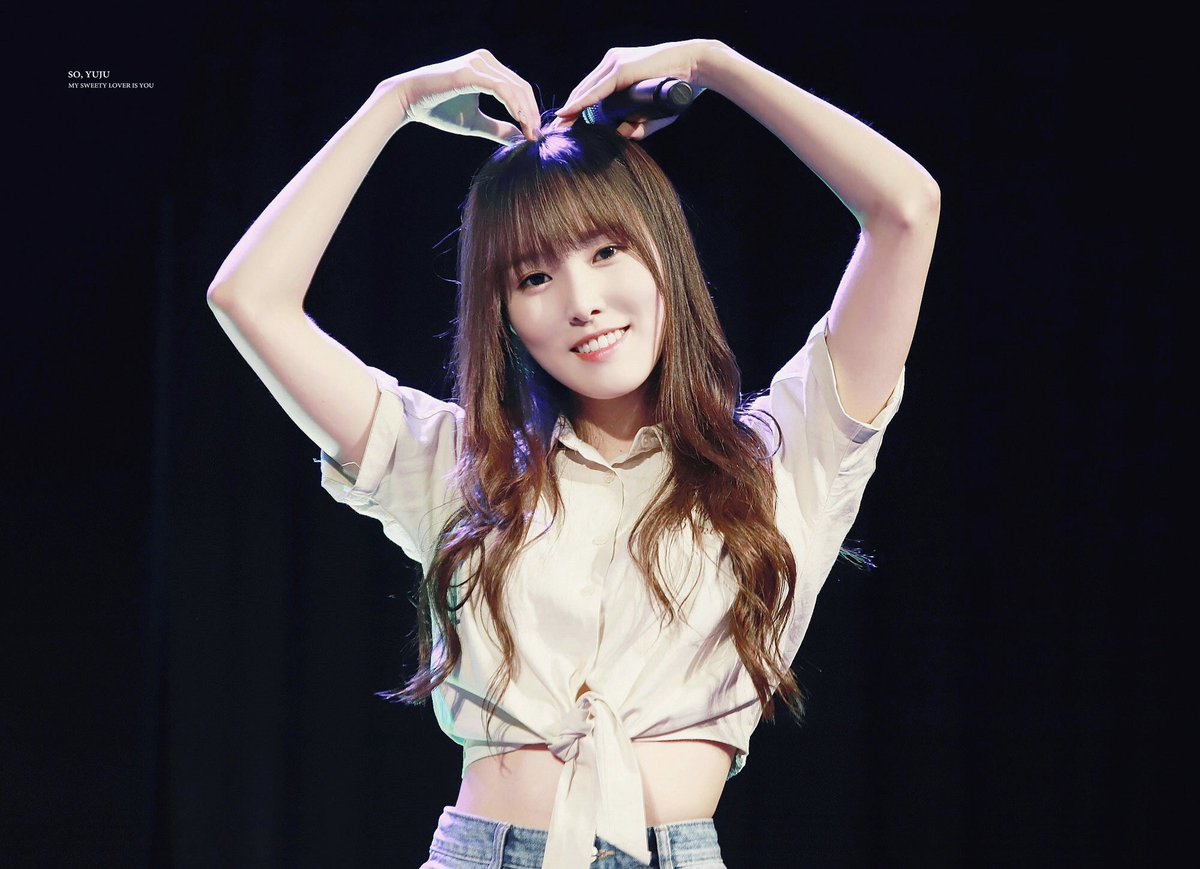 Yuju ah please take care ㅠㅠ your health is the most important.#GetWellSoonY...
