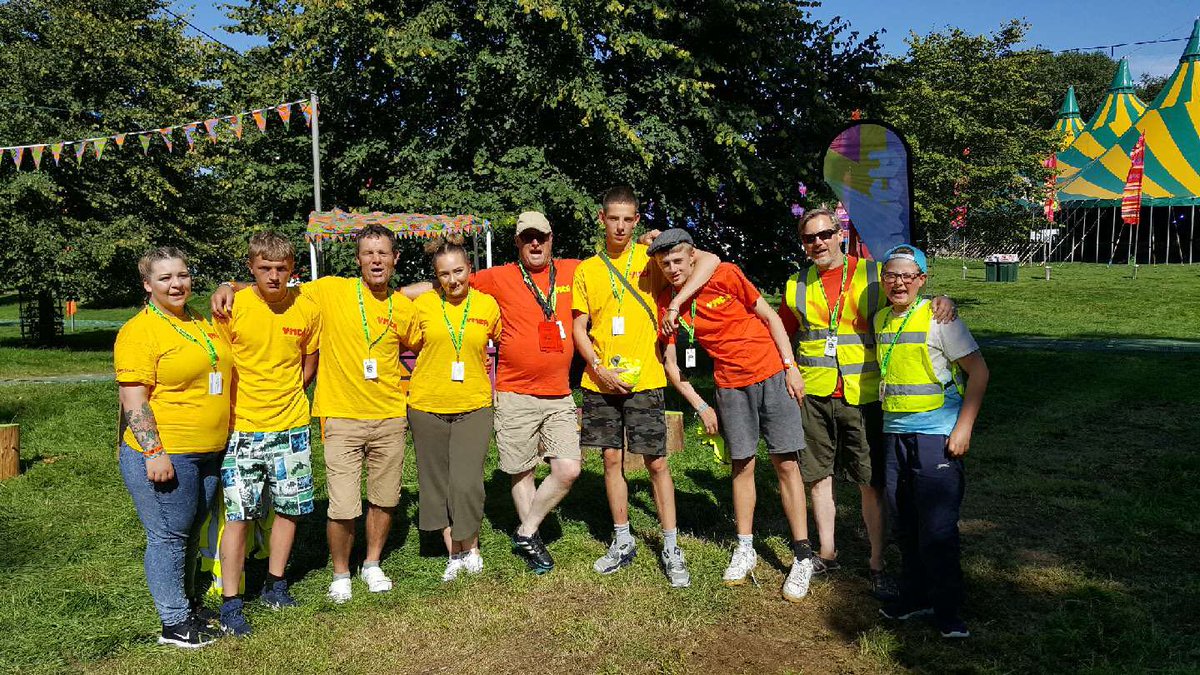 Here's just a small part of our YMCA volunteer team <a href="/greenbelt/">Greenbelt Festival</a>! Yoga, youth activities, daily worship, outdoors games &amp; showers! #GB17