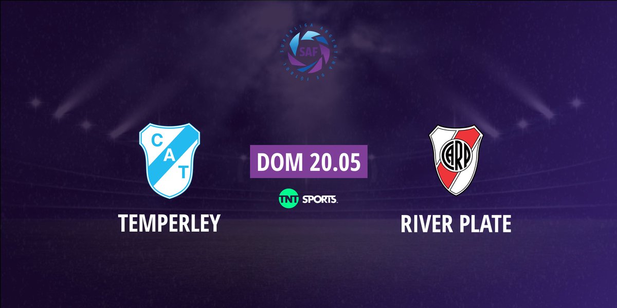 LigaAFA's tweet photo. 🏆#Superliga 
⚽️ @TemperleyOK vs. @CARPoficial
📅 Domingo 27
⏰ 20.05
⚖️ Fernando Rapallini
🏟️ Alfredo Beranger https://t.co/UP0Kl5H1wf