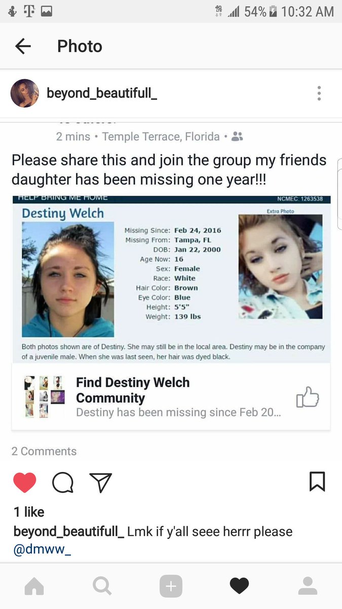 AminaMarie4's tweet photo. Anyone seen my cousin? @abcactionnews @BN9 @CityofTampa @Evan3Longoria @FOX13News @TampaPD @TB_Times @tbtnewspaper @TBOcom @USouthFlorida https://t.co/715Etk9sei
