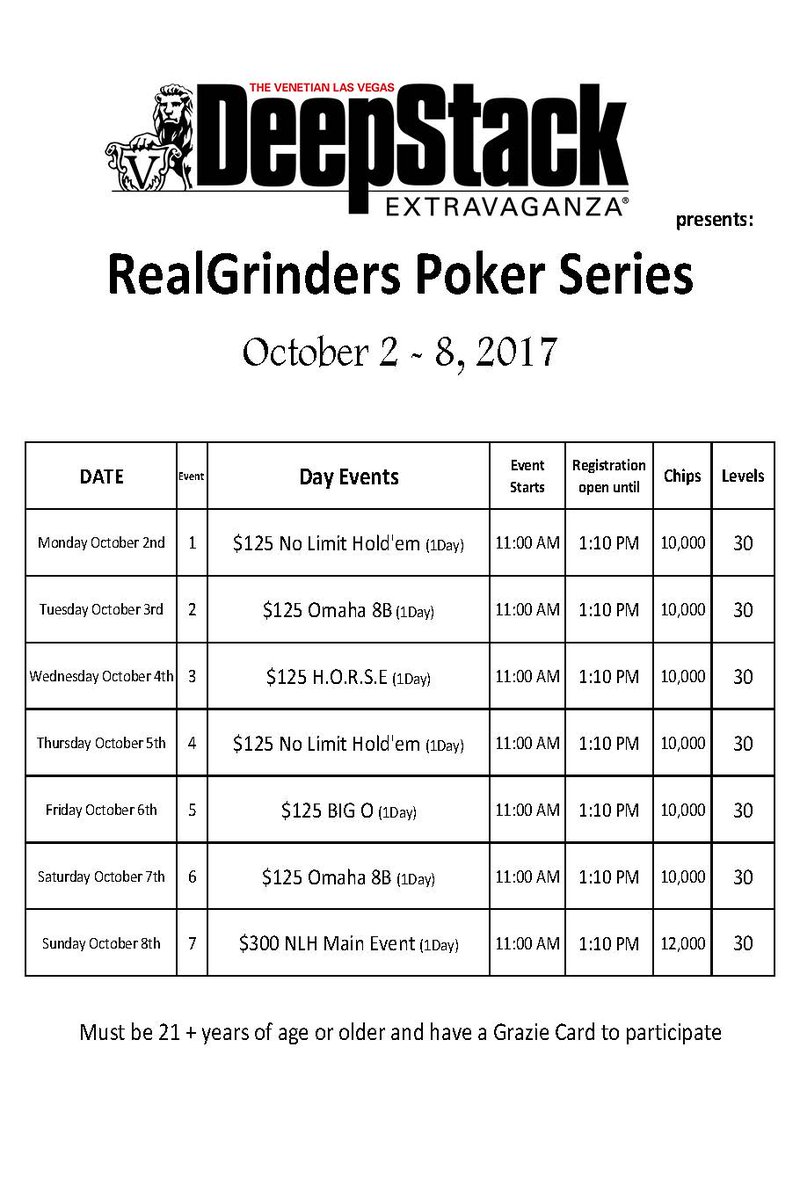 Hope you all can make it to my series.#REALGRINDERS