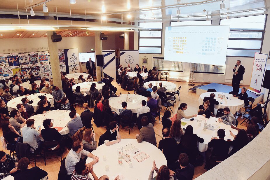 TonyEstanguet's tweet photo. [8-24] Concertation. Avril 2016. Lancement de la consultation nat. pour partager #Paris2024 &amp; engager la société civile pour un projet utile https://t.co/vVlfZYww5B
