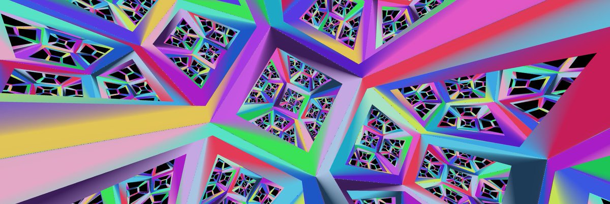 hyperbolic geometry in VR coded by <a href="/AndreaHawksley/">Andrea Hawksley</a>, project by @vihartvihart <a href="/henryseg/">Henry Segerman</a> @Sabetta_ et al in nytimes! nyti.ms/2vzyw8m