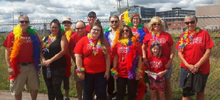 McInnesCooperFR's tweet photo. ICYMI: it was a colourful #RiverofPride in Moncton Yesterday with #CSRTeamMC #OurPeopleMakeTHEdifference! https://t.co/9I2O3pmie8