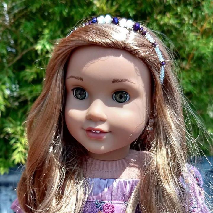 WiredDownCrown's tweet image. Check it out ift.tt/24WyLVJ Circlet in purple #wireddown #agdoll #circlet #agdolljewelry