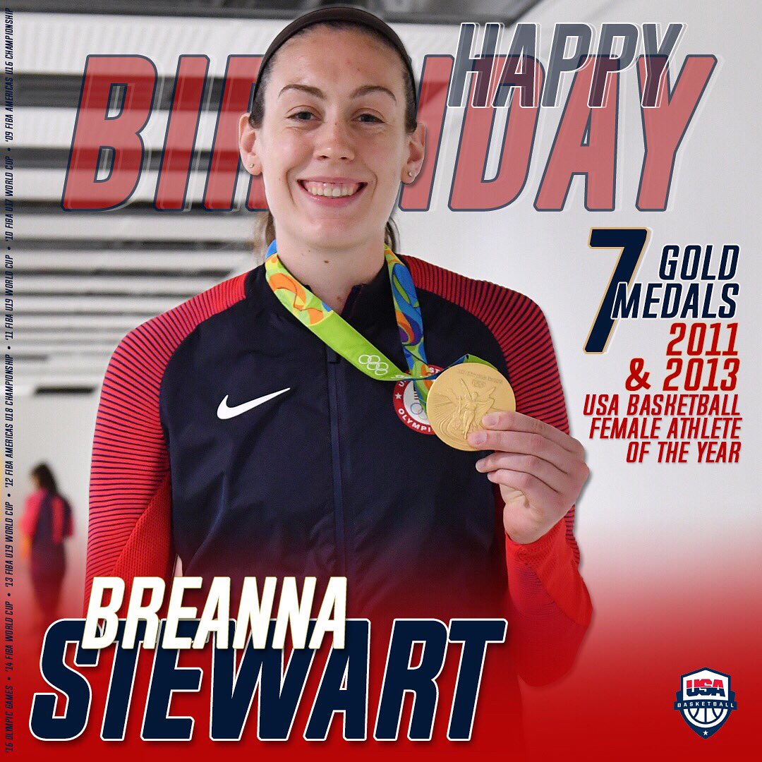Join us in wishing a happy birthday to Breanna Stewart & Kevin Huerter!   