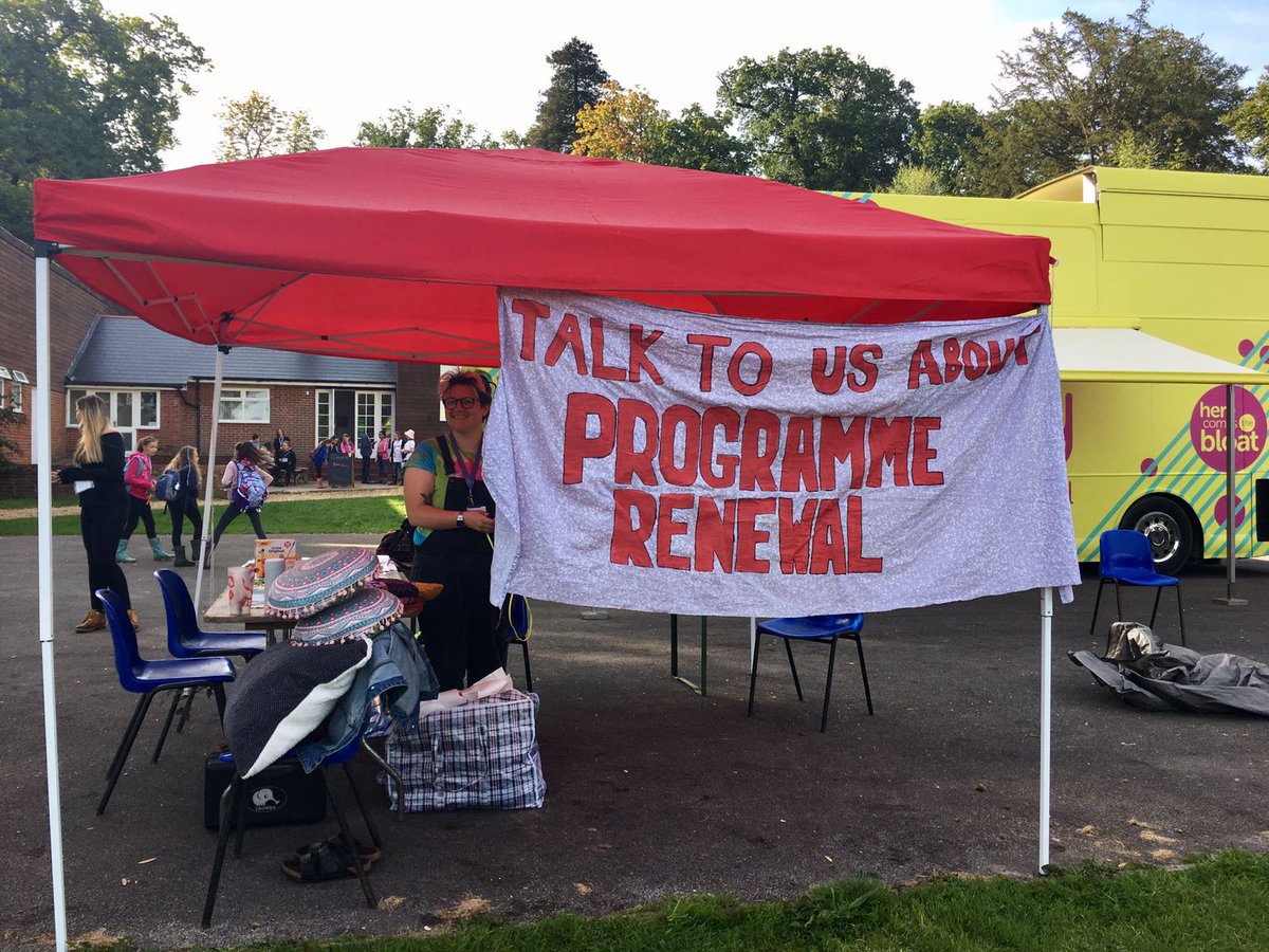 Emily_Hatcher's tweet photo. Fantastic weekend @FoxleaseTAC talking to girls and leaders about #ProgrammeRenewal #WelliesAndWristbands https://t.co/0T4mbTCENx