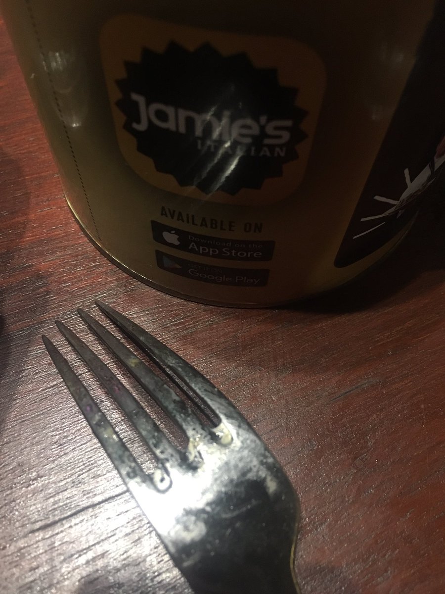 MichaelKBarnes's tweet photo. @jamieoliver yes a dirty folk not what what you expect when you spend money on goof out, Mr Oliver please ensure that this is dealt with... https://t.co/8SPXIBx9OI