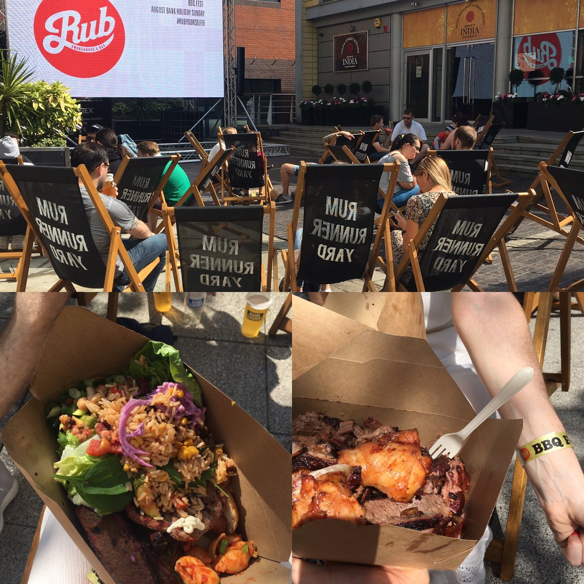 MarcSuffolk1's tweet photo. Brilliant day @rubyourselfie #BBQfest βοΈ was shining - π was king - πΊ was cold! #BankHoliday - Sean,Lucas,Jason - Legends All! #RubYourself https://t.co/5hpVbh5Xmj
