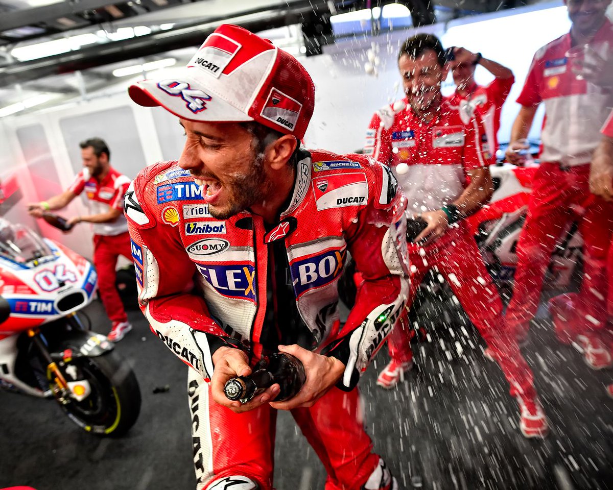 We did it again!
4x1=04 😜
#BritishGP #Dovi04 #desmodovi #AD04  #ForzaDucati #Alpinestars #SuomyHelmets #RedBull #OldWildWest #MotoGP