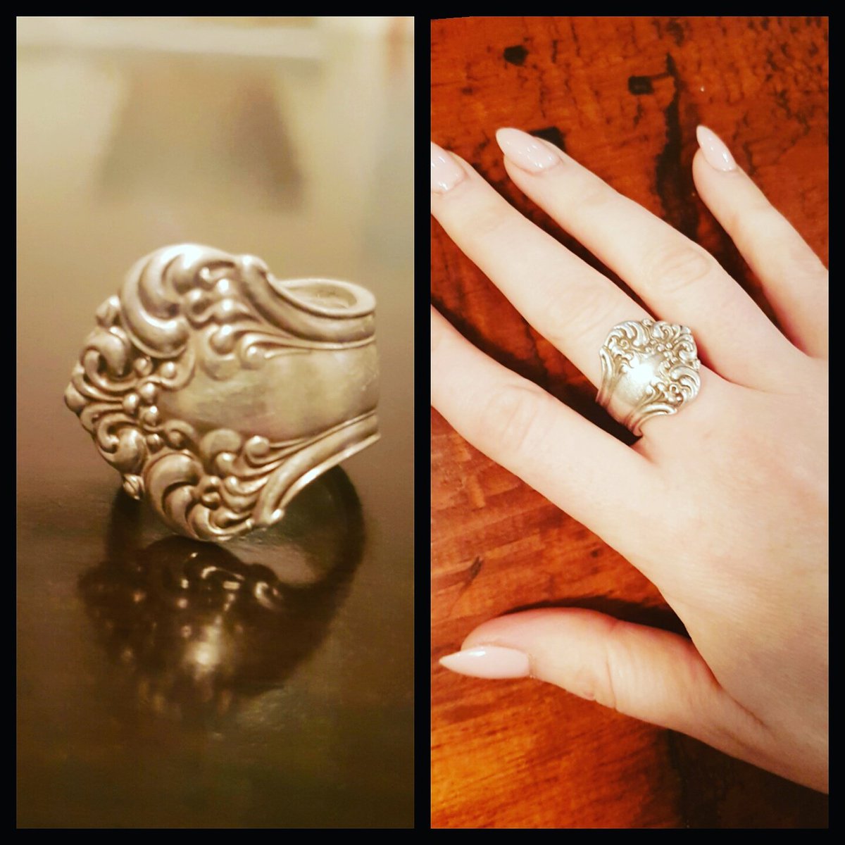 meeshtrz's tweet image. My favorite piece handmade from a vintage spoon by me! #createmorefund @creemoresprings