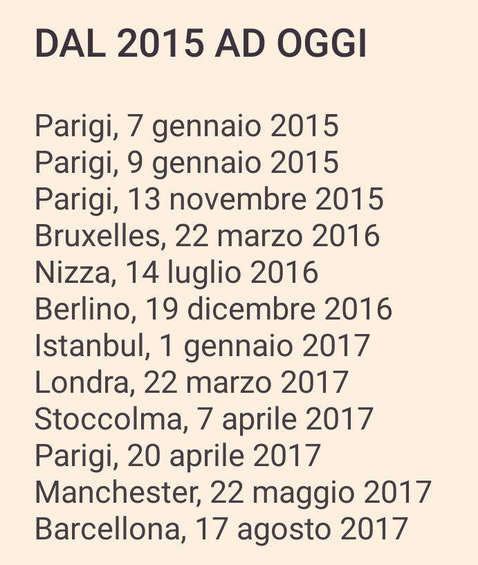 italia_nel_caos's tweet photo. Prepariamoci a vedere aggiunti in questa tabella #città come #Milano e #Roma! #Terrorismo incombe! #stopmoschee #stopinvasione #noiussoli https://t.co/izHfjo0CRb