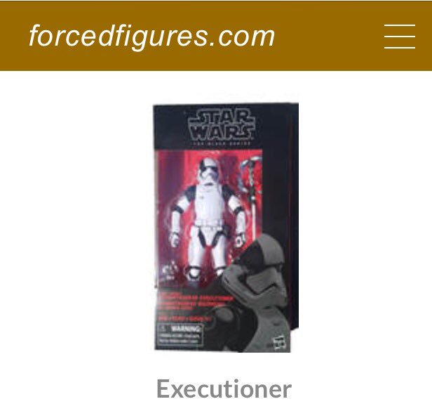 forcedfigures's tweet image. The Executioner has arrived!!!
#theblackseries #starwars #thelastjedi #stormtrooper