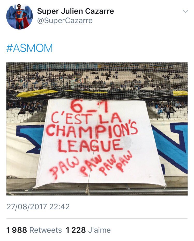 TotalFoot_'s tweet photo. Le tweet de la soirée 😂😂 #ASMOM https://t.co/1nhxaQaWHv