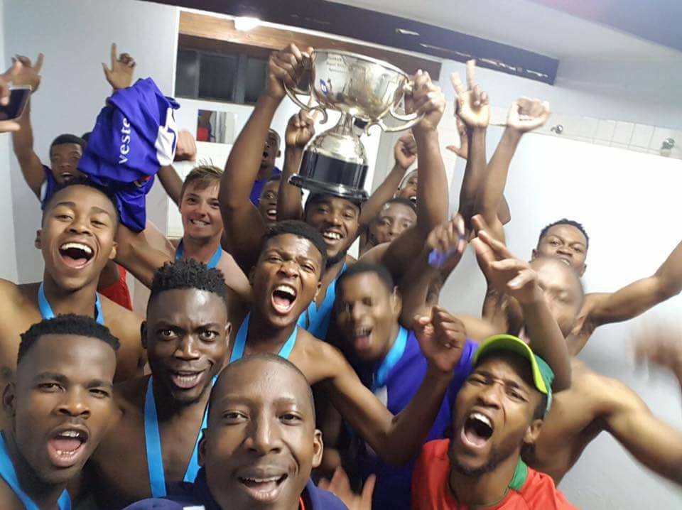 Yesterday we painted Centurion Candy Stripe when TuksPromo won 1-0  against  Rangers F.C  to clinch the FAP Super League Cup.
Well done boys