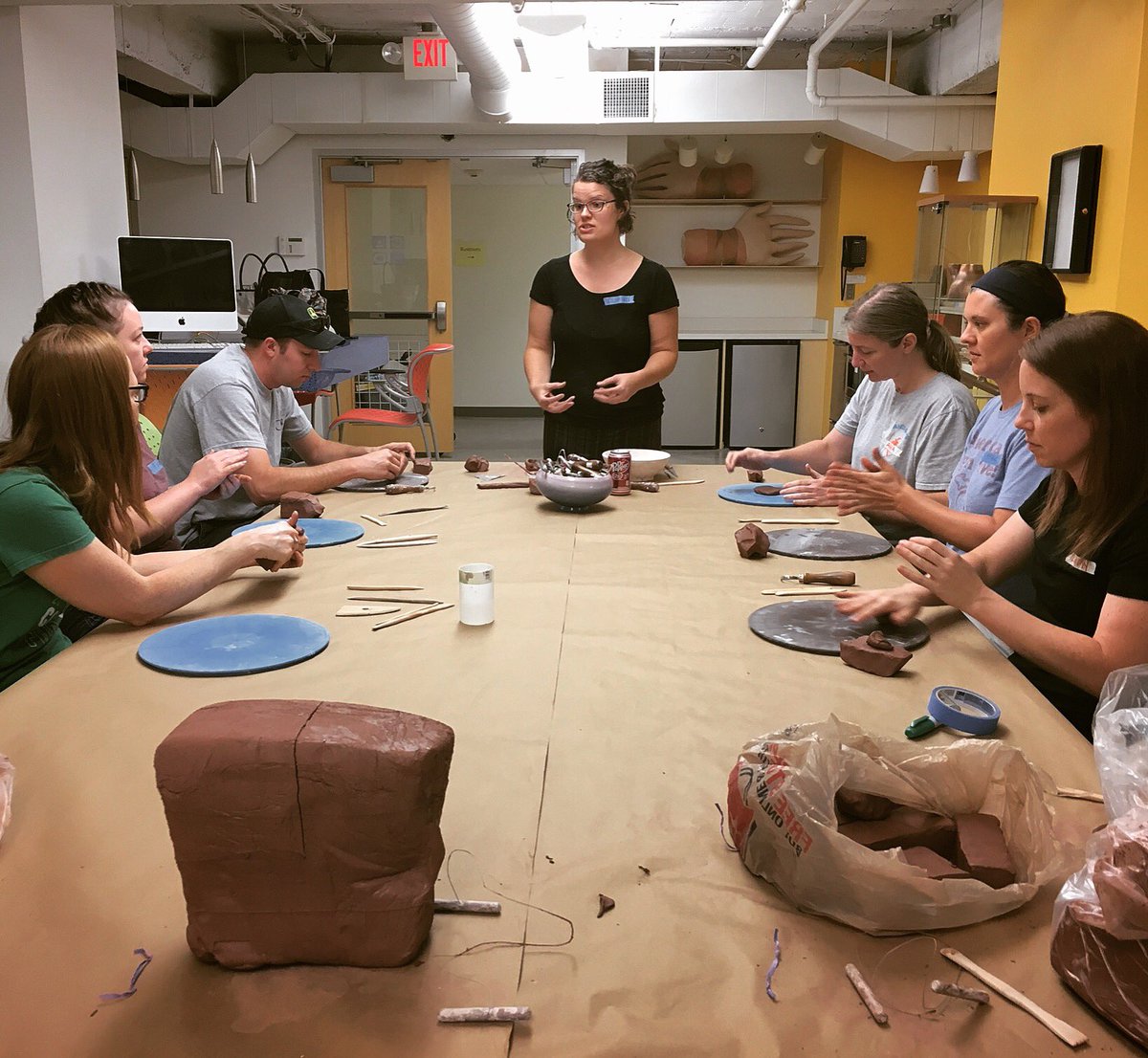 A big thank you to <a href="/craftalliance/">Craft Alliance</a> and <a href="/mtolford/">Malaika Tolford</a> for the class teaching our members about prehistoric pottery techniques.