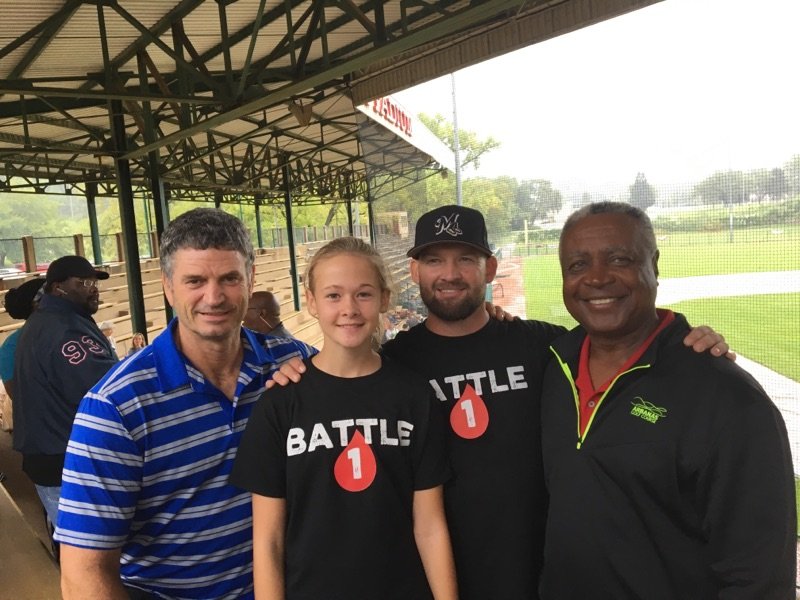 JCEFrankWhite's tweet photo. Excited to take part in @643KC tournament to help battle type 1 diabetes &amp; support @kcmoRBI program. @Macfarlane_15 https://t.co/hDhBiWNdIb