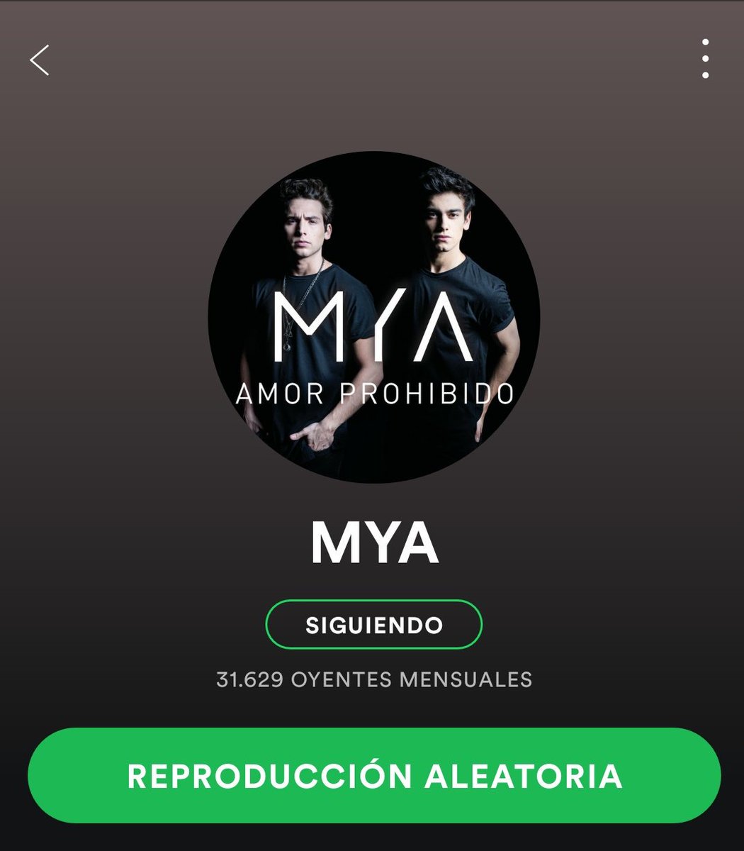 ToditasPorMYA's tweet photo. MYA en Spotify tiene 31.629 oyentes mensuales 👏🙌 https://t.co/BsJTXvuefD