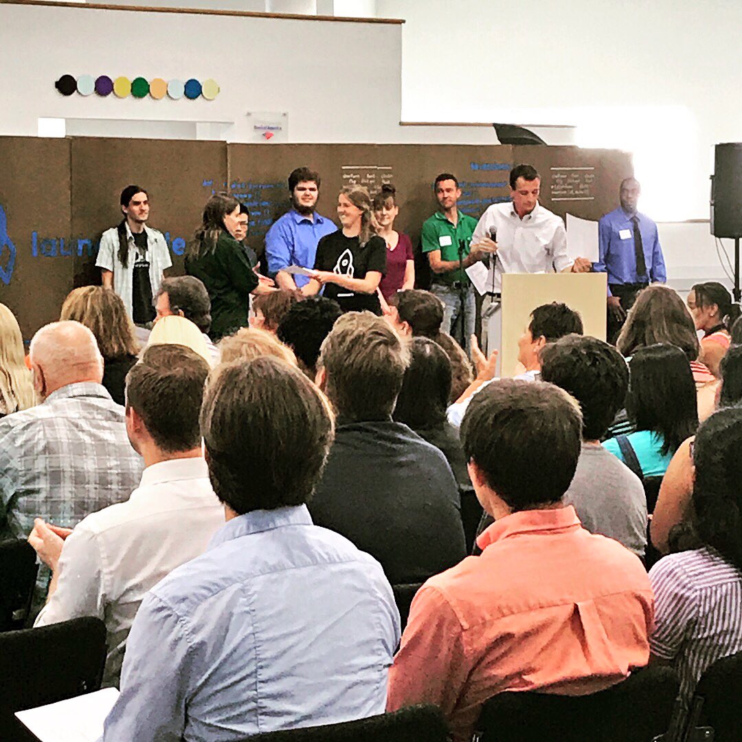 alexteaton's tweet photo. The @stltoday should ask the graduates, and their families, how @Launch_Code impacted their lives. This was last month. https://t.co/yylvI1yUPG
