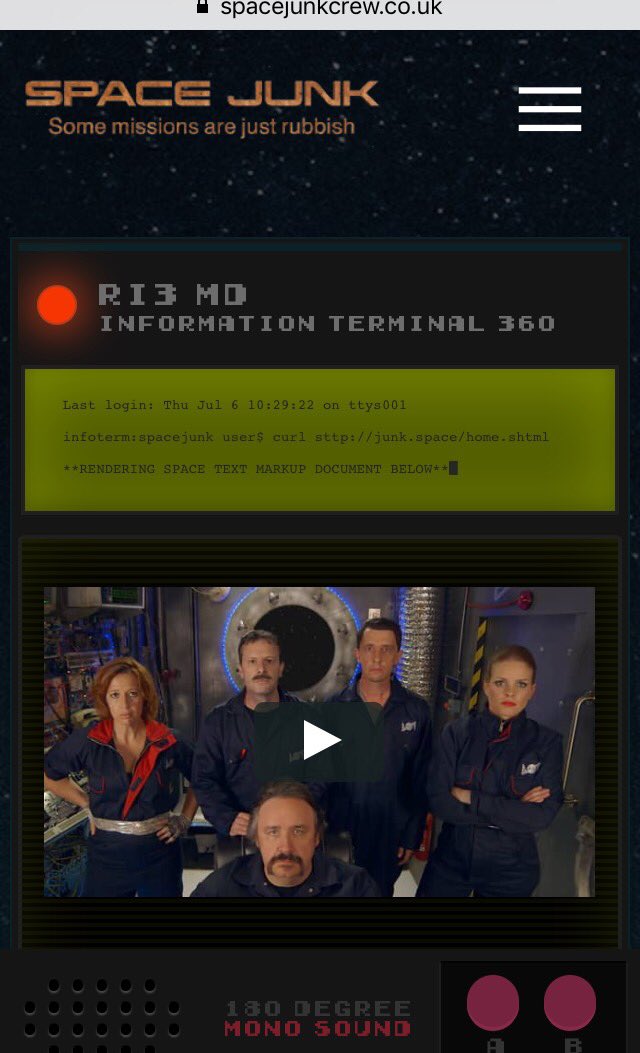 spacejunkscifi's tweet photo. Official website https://t.co/TLHY4ArJPy is now fully live. Not long now until Pilot Ep is launched! 🚀🎥❤️🍾 #spacejunk #scifi #manchester https://t.co/7LIiBMgTPw