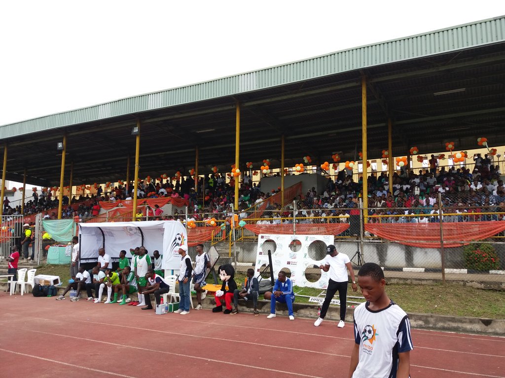 RemitaC3's tweet photo. @IHSTowers @vconnectnigeria Full time! 

@IHSTowers 0:0 @vconnectnigeria 

We go straight into penalty kicks to decide the winner of #2017RC3. https://t.co/Me4xUOcMzs