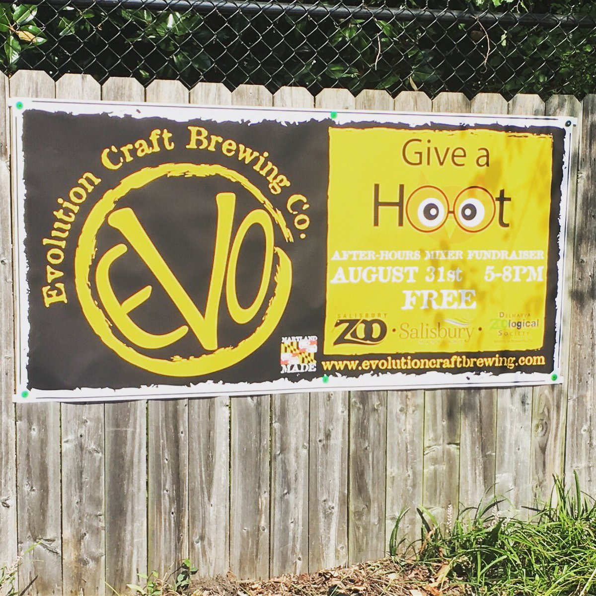 carterp22's tweet photo. Give a hoot @salisburyzoo Aug. 31st 5-8 #afterhours @evolutionbeer @CityofSBY https://t.co/e71q1ZCwSi