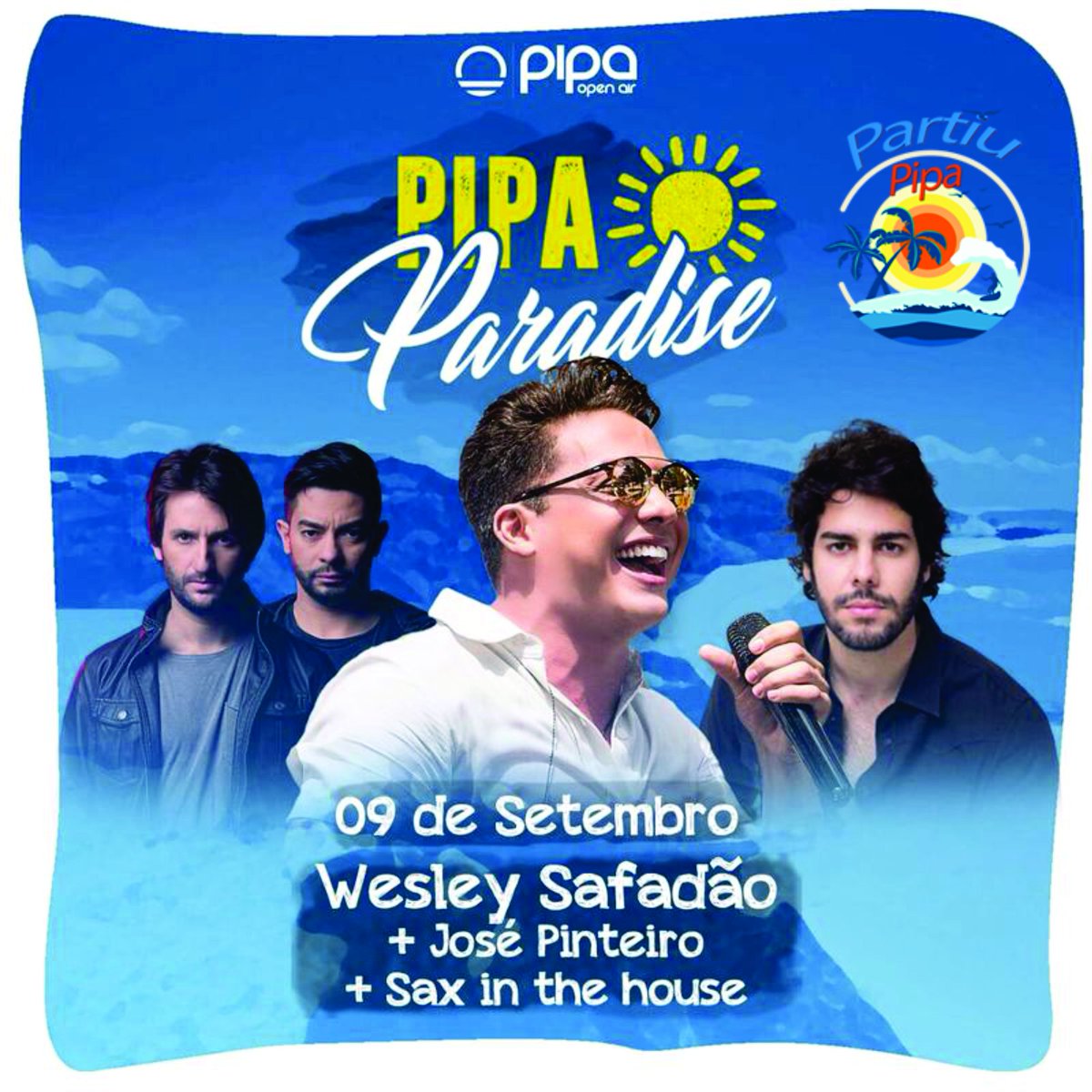 partiupipa's tweet photo. Pipa Paradise trás Wesley Safadão no feriado de setembro!
Faça a sua reserva de hotel agora, pague depois.
Veja mais https://t.co/krO2MuHHCN https://t.co/U77EVmrN7W