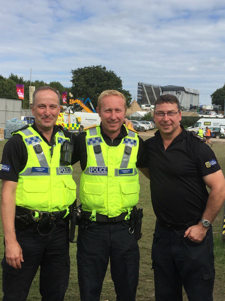 cheshirepolice's tweet photo. Inspectors Brown, Gallagher and Price @ #CreamfieldsTwenty your Event Bronze Commanders and Tactical advisors ensuring your on site safety https://t.co/x38Q37c59K