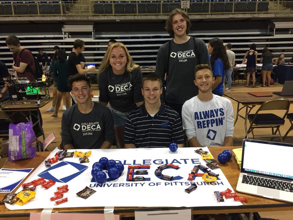 PittDeca's tweet image. Come check out DECA at the activities fair today at the Petersen Events Center!