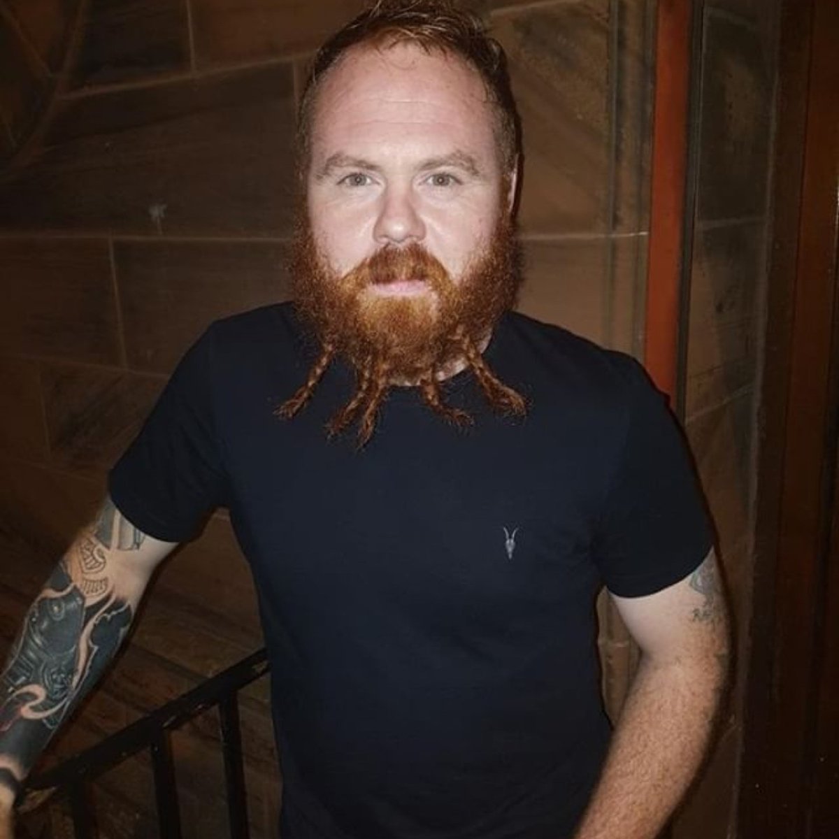 djscoldo83's tweet photo. Taking the Viking look a bit far lol https://t.co/De8gQR3qz8
