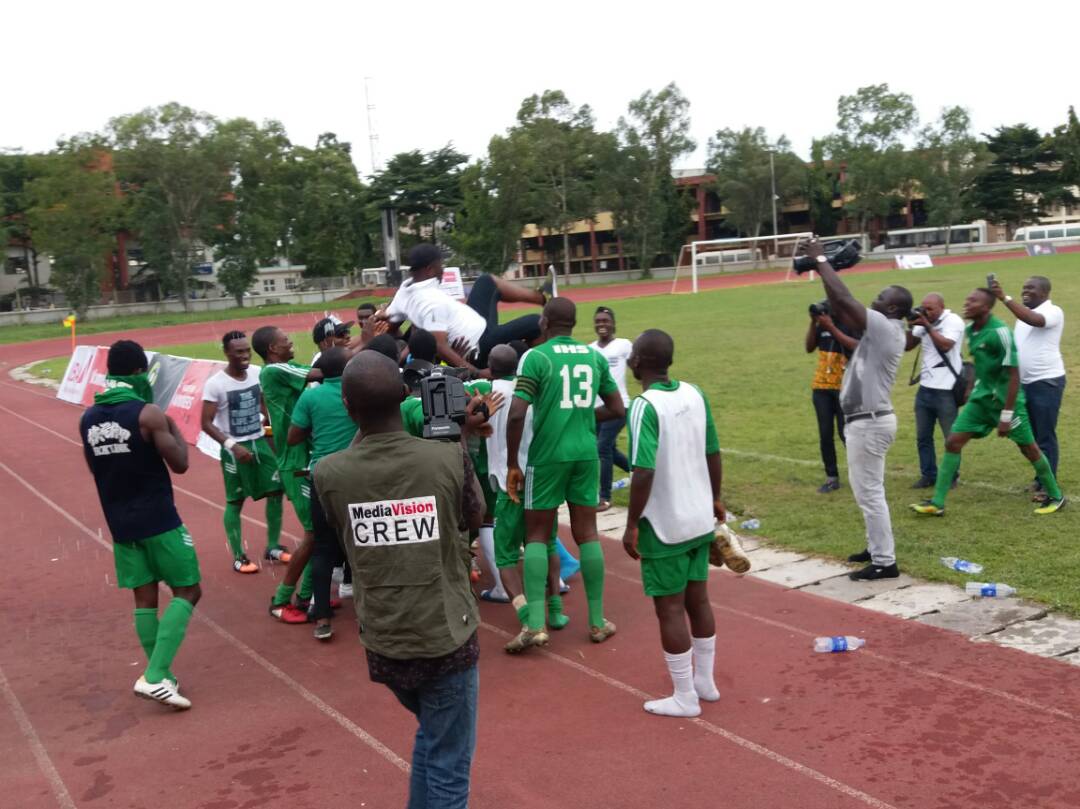 DemolaExpoze's tweet photo. Champions @IHSTowers
It ended @IHSTowers 4:2 @Vconnectnigeria after penalties. #2017RC3 https://t.co/Ylnx9MFDka