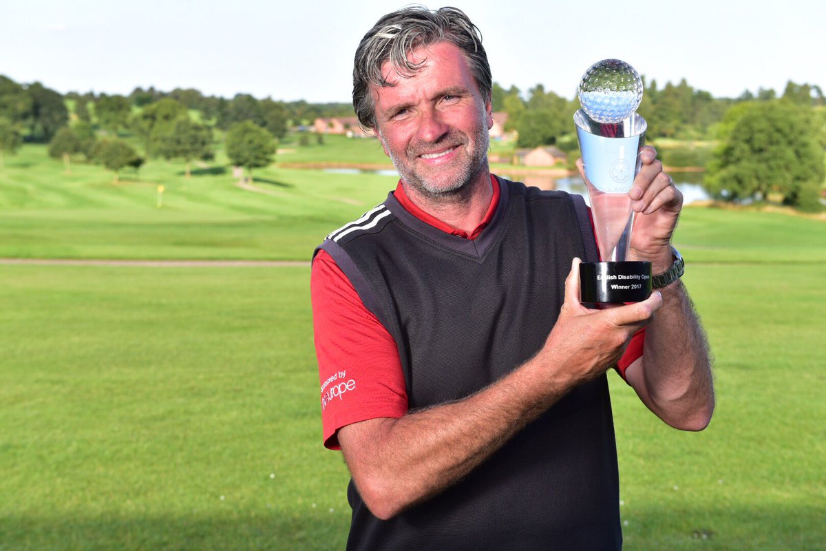 EngGolfDis's tweet photo. English Disabled Golf Champion. Congratulations to Kevin Harmison. A gross 151 winning on countback to last 3 holes. #disability #golf https://t.co/DLbVUAjDmL