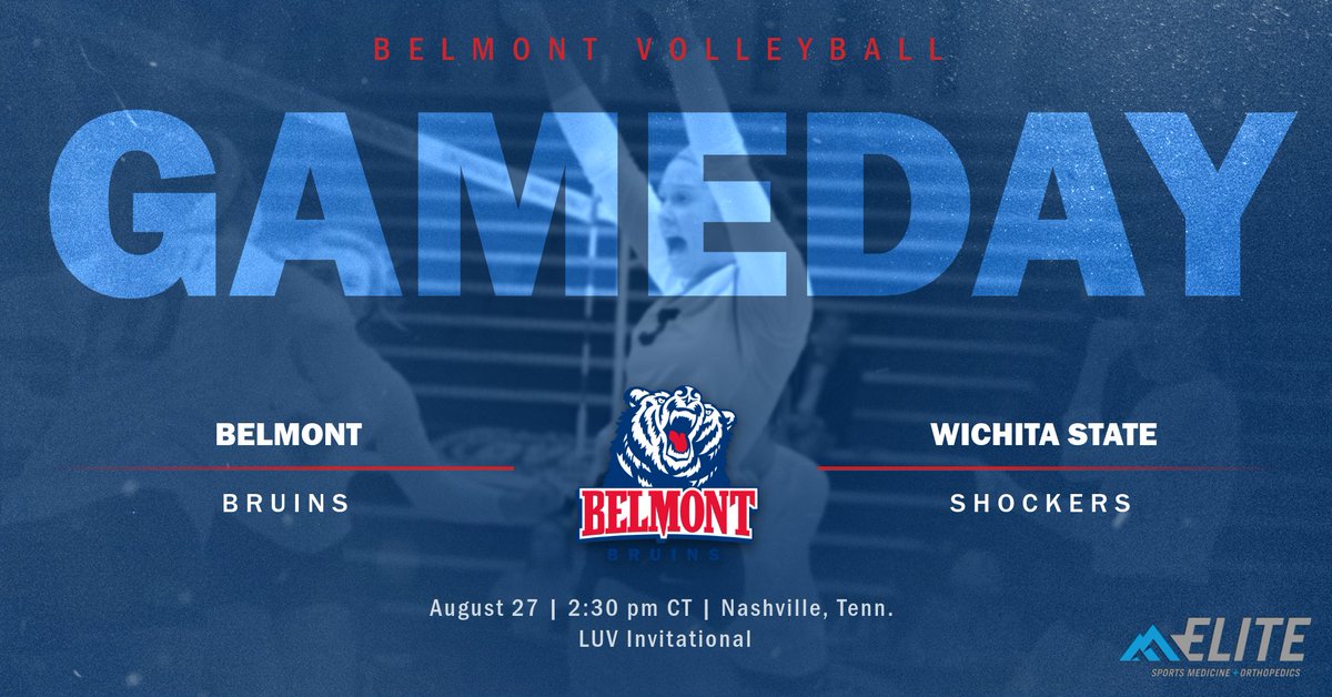 BelmontVB's tweet photo. Excited for another exciting GAME DAY! See you at 2:30 at Lipscomb's Allen Arena!
#refusetorelent
#itsbruintime https://t.co/8SUMjfzd3o