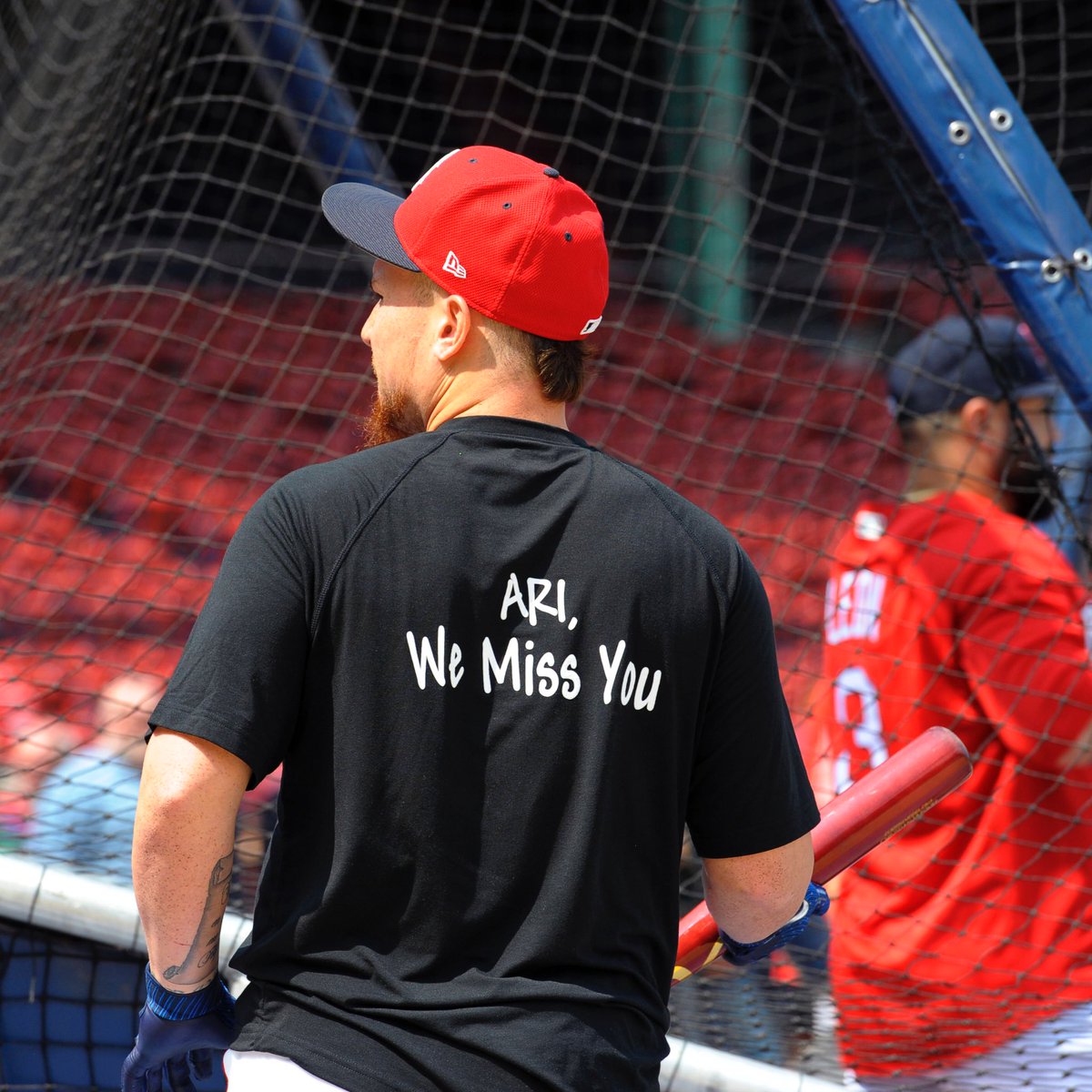 RedSox's tweet photo. Today we honor Ari. https://t.co/TrsNV9v60G