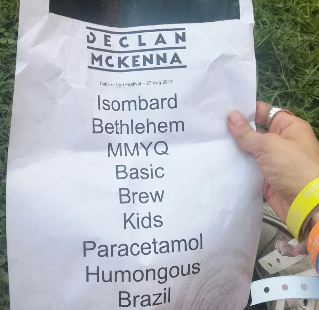 DeclanArgentina's tweet photo. @DeclanMcKenna Declan hoy en Le Cabaret Vert Festival (Francia) https://t.co/dAOoJ2DJuD