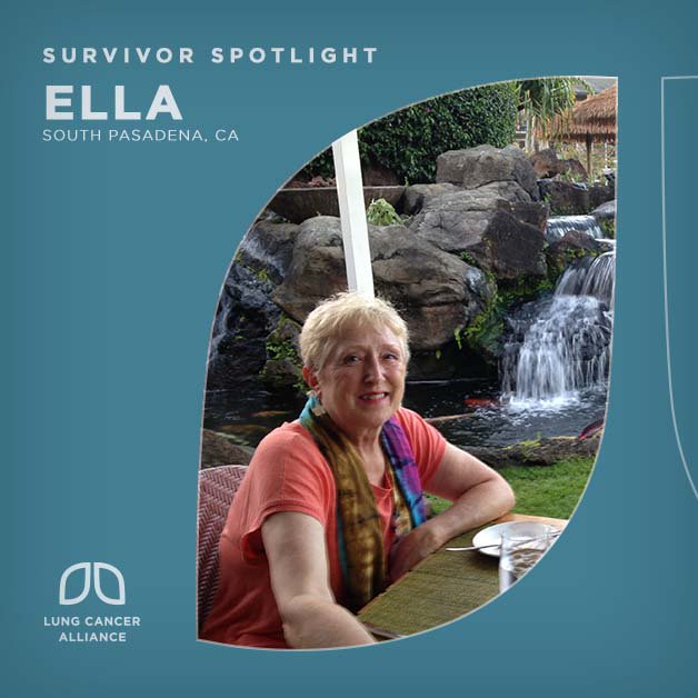 “In 2015, I had surgery for a nodule in my lung. I was dx w/NSCLC (stg 3A). Chemo, radiation, CT scans +two years later, I am in remission!"