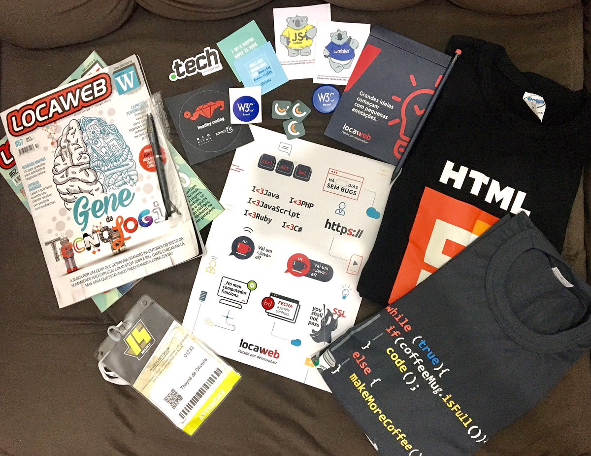 codewithtests's tweet photo. O evento #braziljs foi melhor do que eu imaginava! Obrigada! #BrasilJS2017 https://t.co/LuaZRlsmAJ