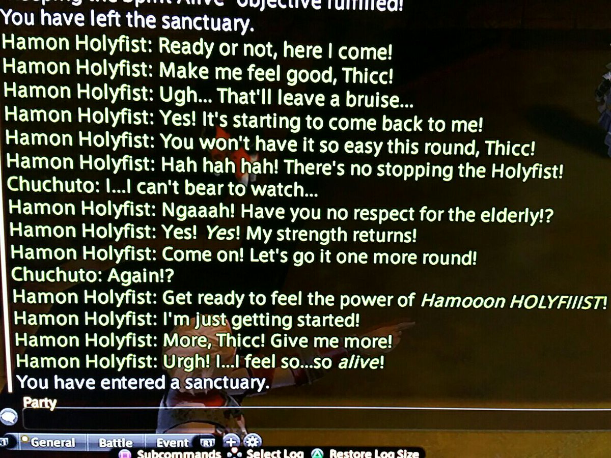 BigheadRam's tweet photo. I had an... intimate experience with an NPC in #FF14 today https://t.co/siDksAWzzR