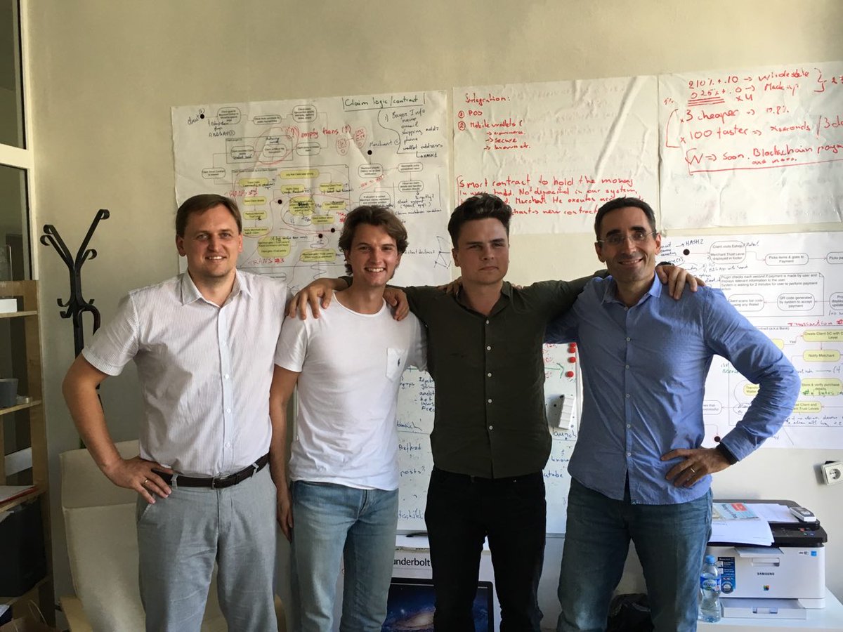 Monetha_io's tweet photo. New financial advisor Paolo Rebuffo has visited the Monetha team!
#August31 #InitialCoinOffering #TeamMTH https://t.co/xABkq7xmuu