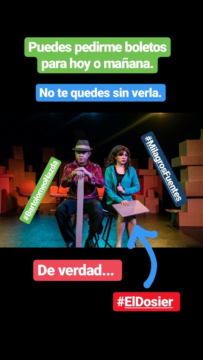 AleArauz's tweet photo. Hoy 8 pm última función de #ElDosier x @JoseA05 una comedia de corrupción en un país casi como Panamá. ;) https://t.co/RgvsjRmXb2