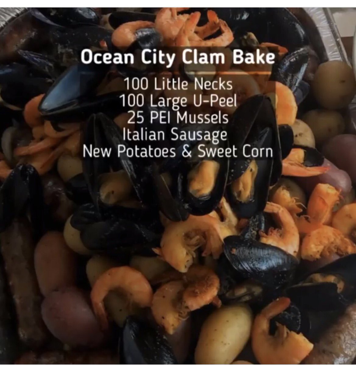 BBLunch's tweet photo. #Summer isn't over yet!  Order your #bbl #clambake today!
609 501-5050
#beachbucketlunch
#clambake
#summercooking https://t.co/0b8CjHf8Sf