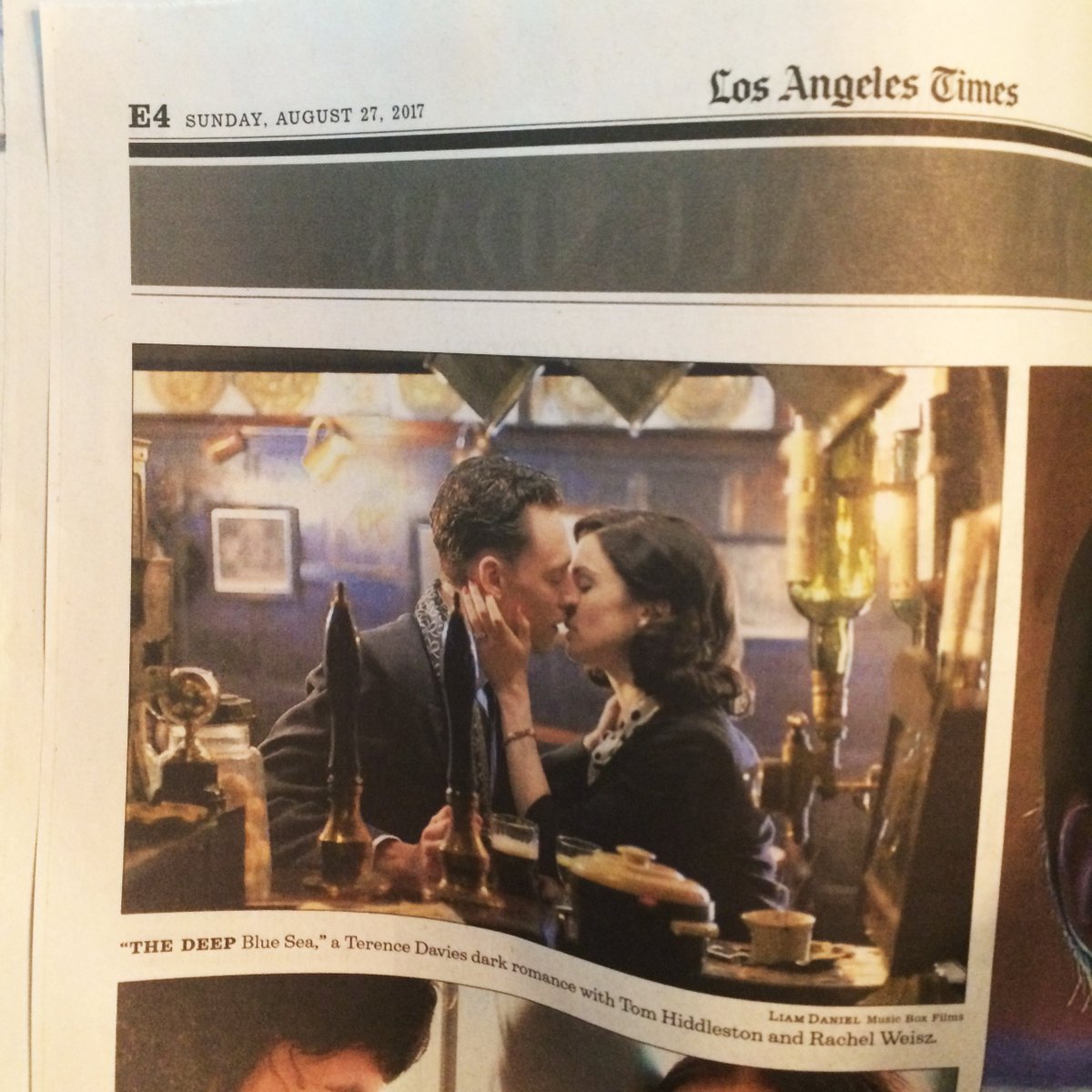 GreenlightCrtv's tweet photo. #SundayMorning #LATimes critics #KennethTuran & #JustinChang call #MusicBoxFilms #TheDeepBlueSea "buried treasure of cinema" https://t.co/Iiu9Ru9iiY