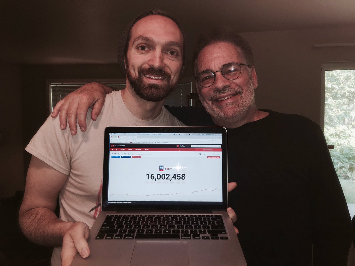Nothing quite like getting to be with your father for moments like this. Thanks FBE Family!