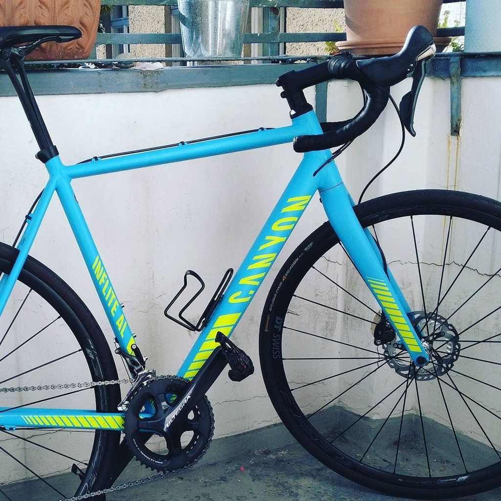 MarkusHanfler's tweet photo. First 100km #ride with this stallion. 🙌 #canyon #roadbike #bike https://t.co/Tq5HstNRRm https://t.co/PO0kkwZoYK